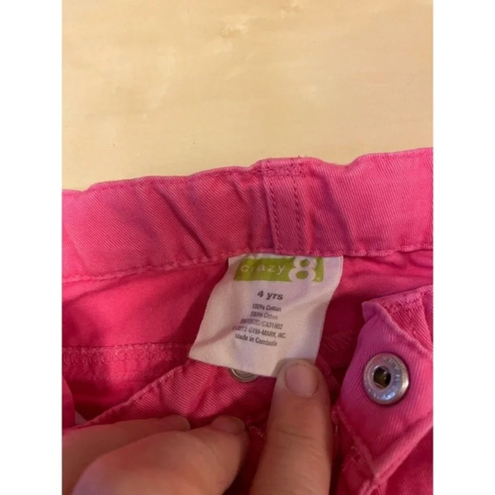 Children's Place Girls Size 4 Cute‎ Frog Outfit Shirt And Pink Pants Spring - Picture 4 of 4